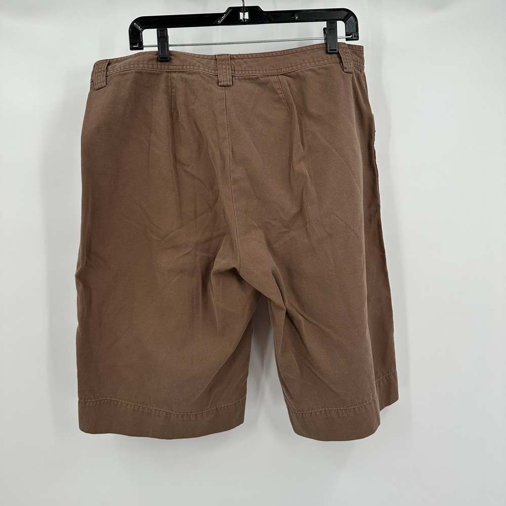 Lauren Ralph Lauren Womens Old Money Safari Bermuda Shorts Size 14 Khaki Preppy - Picture 2 of 8